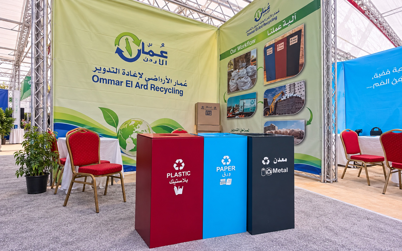 حاويات المعارض